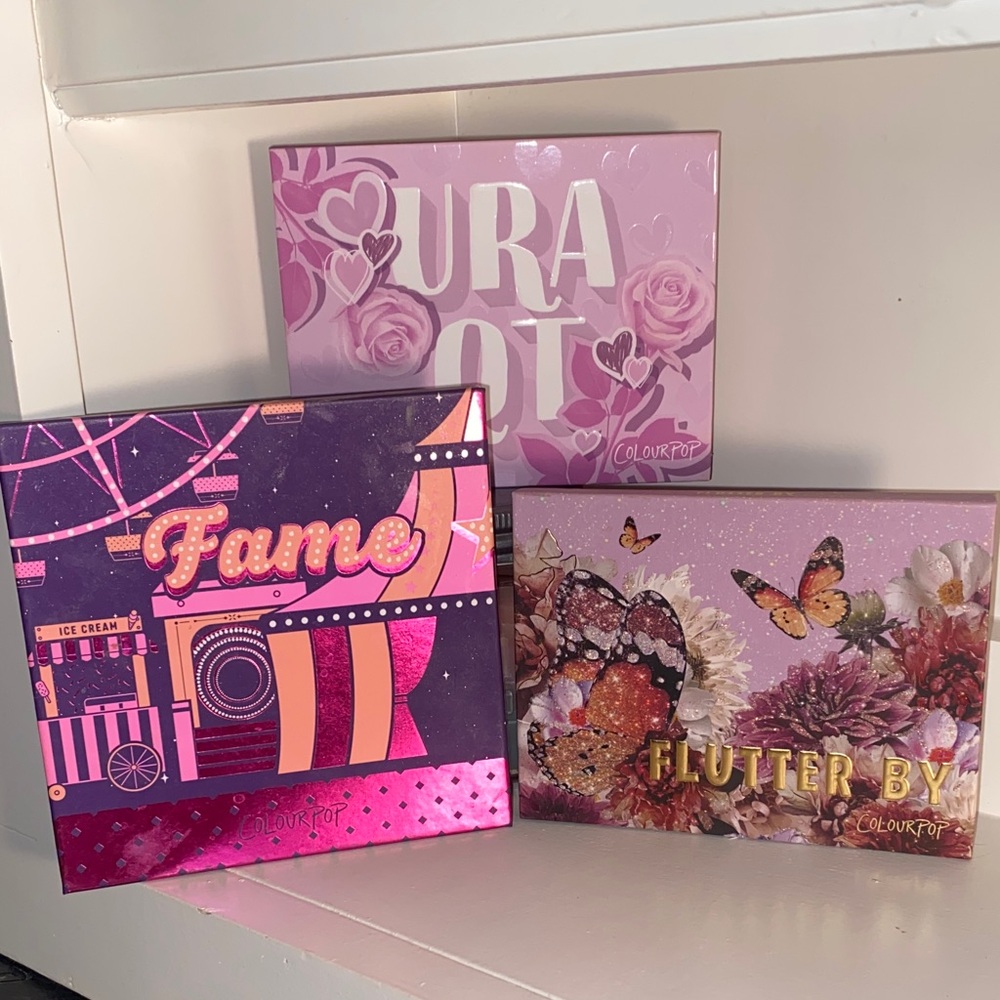 Colourpop eyeshadow palette trio